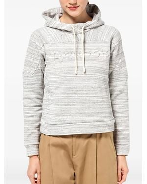 Reebok Logo-Detail Hoodie - White