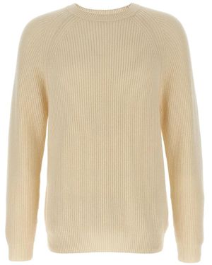 Zanone Kaschmirpullover mit Rundhalsausschnitt - Natur