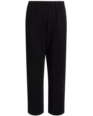 Another Tomorrow Fleece Track Pants - Black