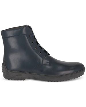 Tod's Botines Con Cordones - Azul