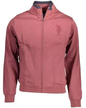 U.S. POLO ASSN. Logo-Embroidered Zip-Up Jumper