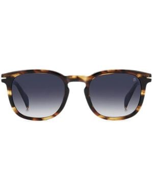 David Beckham Square-Frame Sunglasses - Blue