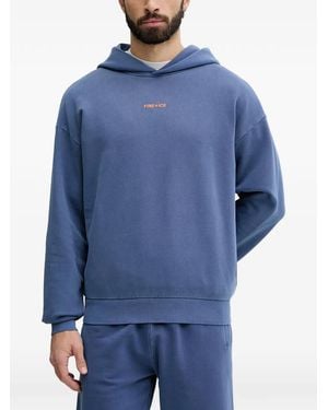Bogner Fire + Ice Ilay Logo-Print Hoodie - Blue