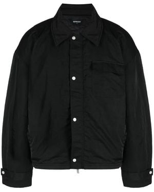 Represent Long-Sleeve Shirt Jacket - Black