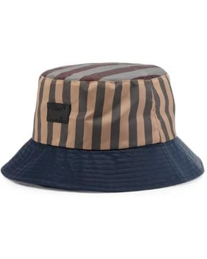 Paul Smith Cappello Bucket A Righe - Blu