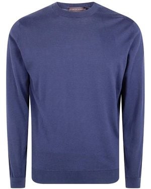FILIPPO DE LAURENTIIS Pull À Col Rond - Blue