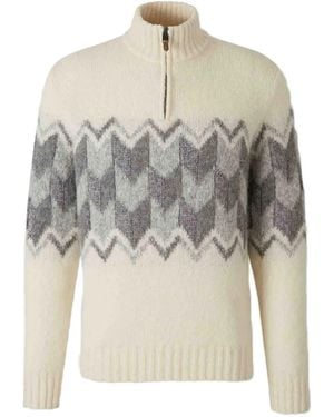 Canali ジグザグ スウェットシャツ - グレー