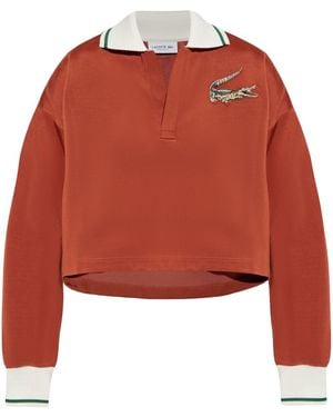 Lacoste Embroidered-Logo Polo Jumper