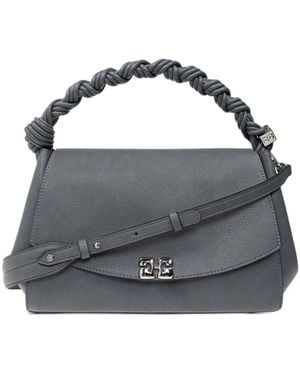 Ganni Bolso Very Bou En Granulado - Azul