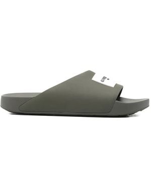 Givenchy Claquettes À Logo - Vert