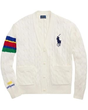 Polo Ralph Lauren Cable-Knit Cardigan - White