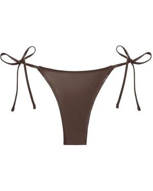 Tropic of C Praia Side-Tie Bikini Bottoms - Brown