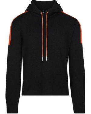 Aztech Mountain Sabich Stripe Hoodie - Black