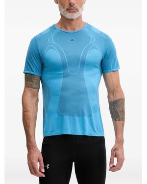 X Bionic T-Shirt Mit Logo-Patch - Blau