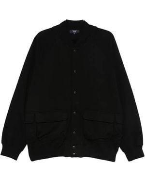 Comme des Garçons Button-Fastening Pocket Jacket - Black