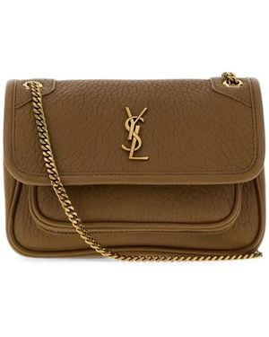 Saint Laurent Mini Niki Cross Body Bag - Brown