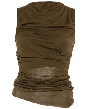 Soeur Irina Draped Top - Green