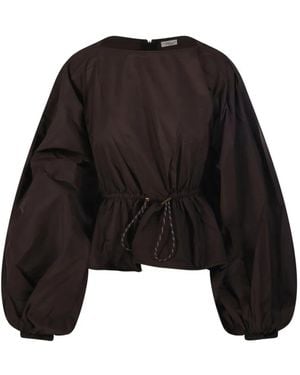 Zimmermann Alchemy Puff-Sleeve Blouse - Black