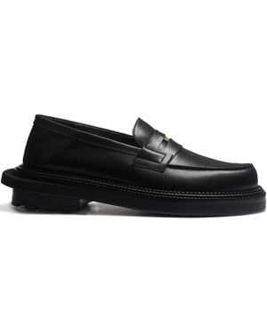 J.M. Weston Mocasines con costuras - Negro