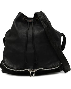 Guidi Leather Backpack - Black