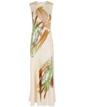 Ulla Johnson Gaea Midi Dress - Metallic