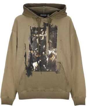Off-White c/o Virgil Abloh Graphic-Print Hoodie - Green