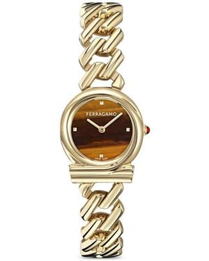 Ferragamo Gancini Twisted Armbanduhr 28Mm - Mettallic