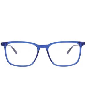 Montblanc Rectangle-Frame Glasses - Blue