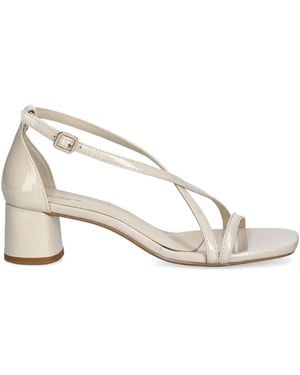 Vagabond Shoemakers Cross-Strap Block-Heel Sandals - Natural