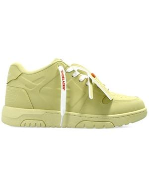 Off-White c/o Virgil Abloh Out Of Office Leather Trainers - Yellow