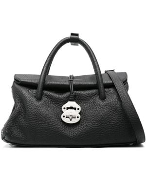 Zanellato Petit Sac À Main Dotta Centauro - Noir