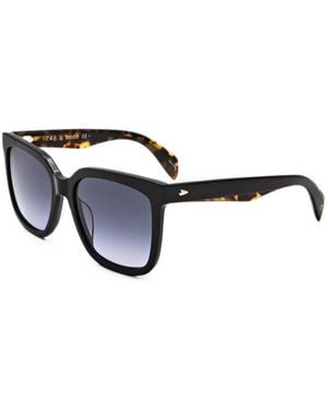 Rag & Bone Square-Frame Sunglasses - Black