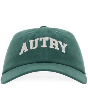 Autry Logo-Embroidered Baseball Cap - Green