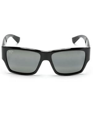 Maui Jim Kaolu Square-Frame Sunglasses - Grey