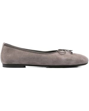 Fabio Rusconi Bow-detail Ballerina Shoes - グレー