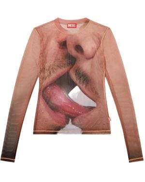 DIESEL X Tom Of Finland Foundation Pr-T-Sielar T-Shirt - White