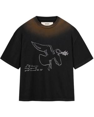 ROUGH Rusty Bird Tシャツ - ブラック