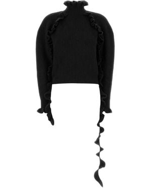 Blumarine Maglione A Coste - Nero