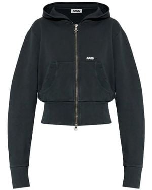 AVAVAV Hooded Zip Knitwear - Blue