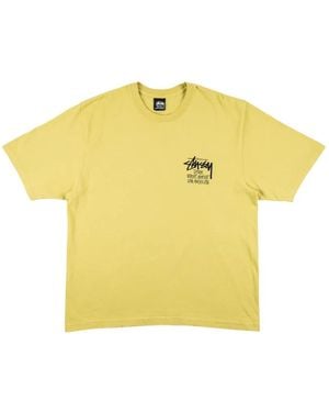 Stussy X Dover Street Market Los Angeles T-Shirt - Yellow