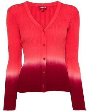 STAUD Shoko Cardigan - Red