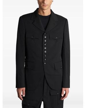 Comme des Garçons Buttoned Pocket Jacket - Black