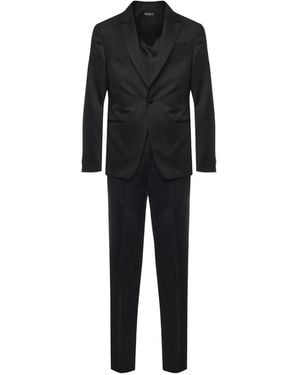 ZEGNA Single-Breasted Suit - Black