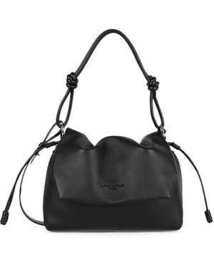 Lancaster Lush Knotted-Strap Shoulder Bag - Black