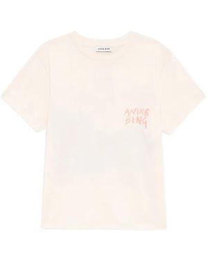 Anine Bing Shelley Graphic-Print T-Shirt - White