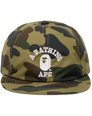 A Bathing Ape Cappello Da Baseball Gore-Tex Wind Stopper 1St Camo - Verde