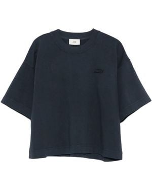 Autry Embroidered-logo Short-sleeve T-shirt - Blue