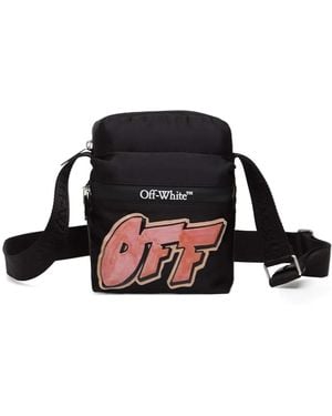 Off-White c/o Virgil Abloh Logo-Detail Cross-Body Bag - Black