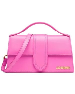Jacquemus レザーショルダーバッグ - ピンク