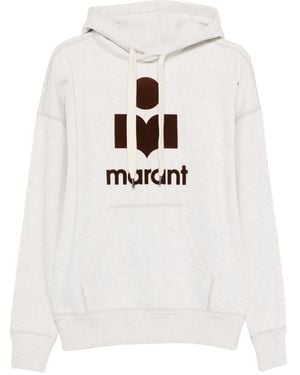 Isabel Marant Sudadera Con Capucha Y Detalle De Logo - Blanco